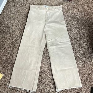 Zara Marine straight Jeans in tan